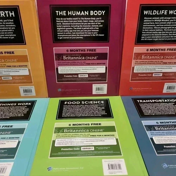 Encyclopedia Britannica How Things Work Planet Earth Transportation Set of 6 HC - Picture 2 of 12